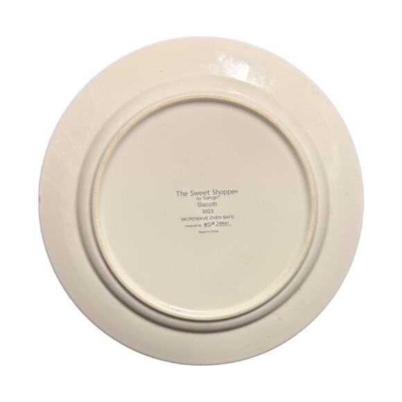 Sango Sue Zipkin Dinner Plate Biscotti 10 5/8"D Oven Safe 3023 - Picture 5 of 6